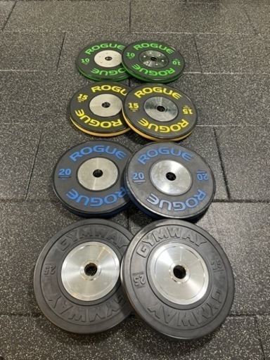 Rogue バンパープレート　15kg 1枚 rogueバンパープレート15kg① ROGUE 15kg バーベルプレート1枚 Amazon