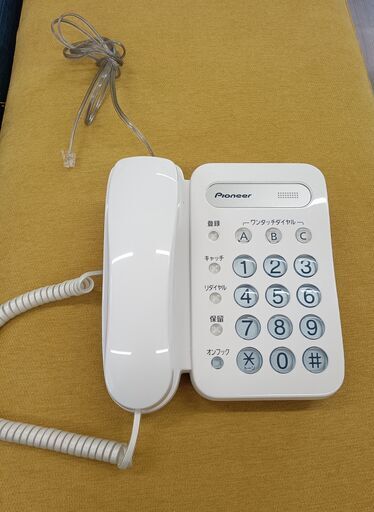 パイオニア Pioneer 家庭用電話機 TF-12-W