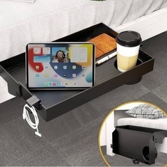 ベッドサイドシェルフ ナイトテーブル 折りたたみ式収納