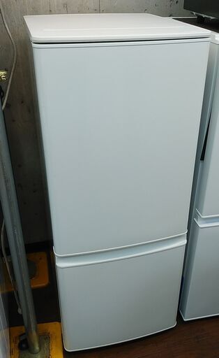セール！3か月間保証☆配達有り！20000円(税別）三菱 2ドア冷蔵庫 146L 2022年製 ホワイト