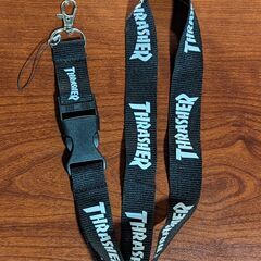 Thrasher 2個のネックストラップキーチェーンスリングの画像