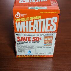 1990年マイケルジョーダンのWheaties®cereal box 未開封品の画像