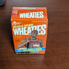 1990年マイケルジョーダンのWheaties®cereal b...