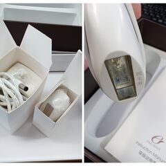 絹女 KINUJO EGG SHOT 家庭用光脱毛器 EK001 IPL光方式 光美顔カートリッジ付 使用回数不明 ムダ毛処理 KINUJOの画像