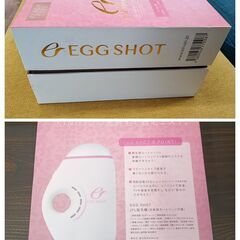 絹女 KINUJO EGG SHOT 家庭用光脱毛器 EK001 IPL光方式 光美顔カートリッジ付 使用回数不明 ムダ毛処理 KINUJOの画像