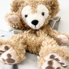 【中古品】 Disney ダッフィー ぬいぐるみポーチ リメイク品 リュックタイプ ホビー用品　ぬいぐるみの画像