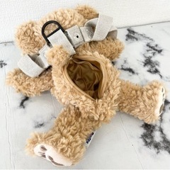 【中古品】 Disney ダッフィー ぬいぐるみポーチ リメイク品 リュックタイプ ホビー用品　ぬいぐるみの画像