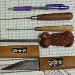 工作用小刀　千枚通し　ペーパーナイフ？