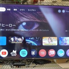 《超美品》TCL 43P636 液晶テレビ 43型 ハイビジョン GoogleTV 無線LAN内蔵 OS搭載 Netflix YouTube Hulu Prime Video 地デジ BS CS 2チューナー 外付けハードディスク対応