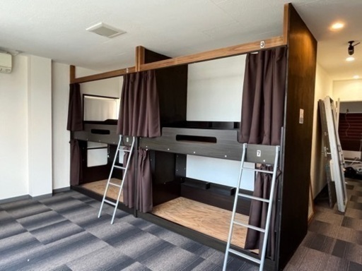 ニトリ 2段ベッド 民泊用に改造