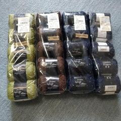 ラメ入りコットン毛糸