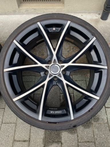 M'z SPEED  ジュリア フルスロットル ホイール＆タイヤ 4本セット