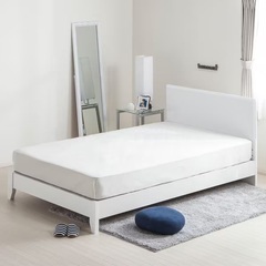 シングルベッドフレーム(メリッサ3 H85 LEG/WH)の画像