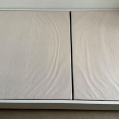 シングルベッドフレーム(メリッサ3 H85 LEG/WH)の画像