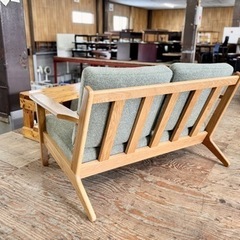 🌟激安‼️ unico VISKA ウニコ ヴィスカ 2シーターソファ ナチュラル🌟R564の画像