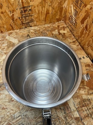 (s6390) 汁食缶 ステンレス パッキン付き 26cm 給食 運搬 店舗 厨房用品 キッチン用品 運搬