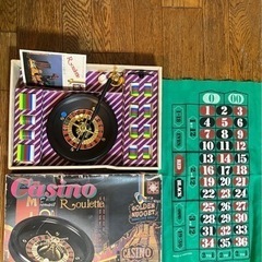 昭和レトロ★ゲームのはなやま 　カジノ ルーレット Casino Roulette  80年代の画像