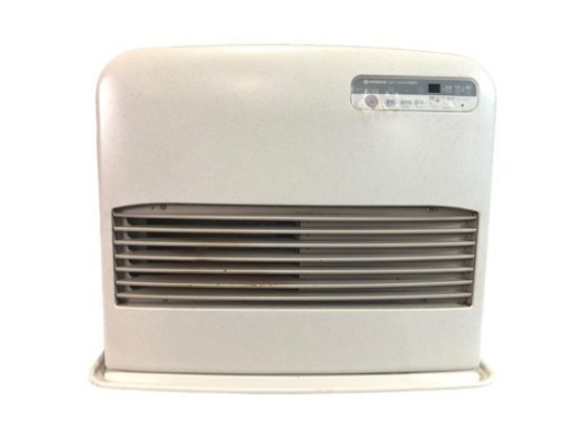 HITACHI 日立 OVF-H30W FUZZY 石油ファンヒーター 開放式 気化式 強制対流形 石油ストーブ ウォームホワイト 4.3 100V 稼動品 現状品