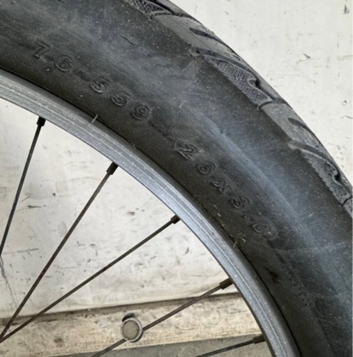 409(U)□岐阜発　△BANFF/マウンテンバイク/太タイヤ/26×3.0/6段変速/走行確認/変速できません/サドル破れあり/防犯有り/現状品　R6.4/24□