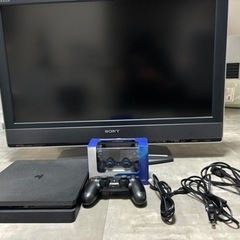 ps4本体.コントローラー二つ.32インチテレビ