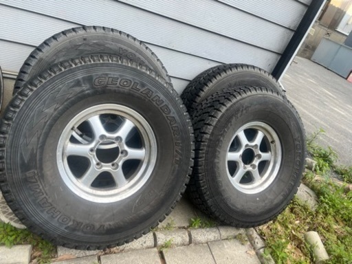 LT315/75r15ヨコハマジオランダー　スタットレス　タイヤ、ホイール