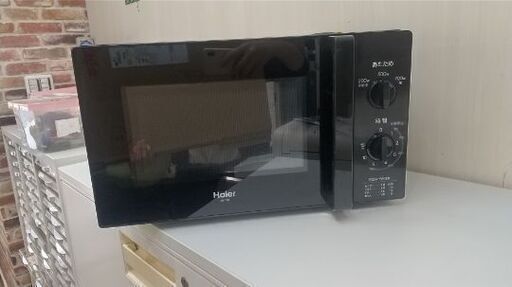 ハイアール　電子レンジ　2019年製　黒　ターンテーブル