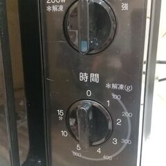 ハイアール　電子レンジ　2019年製　黒　ターンテーブルの画像