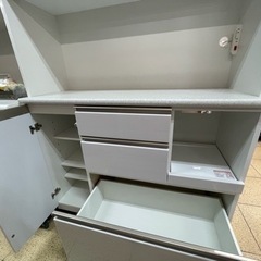 キッチンボード ホワイト 大 ニトリ  【1番】の画像