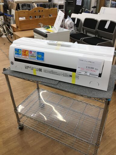 ★ジモティ割あり★ TOSHIBA　東芝 エアコン  2.2kw 22年製 室内機分解洗浄 SJ5951
