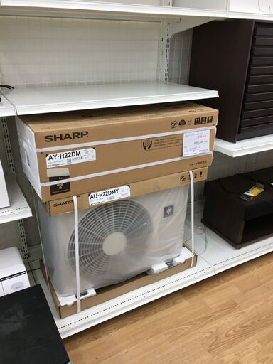 SHARP　シャープ 未使用品エアコン  2.2kw 24年製 室内機分解洗浄 SJ5953