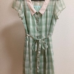 【値下げしました】dazzlin＊Mサイズ＊襟付きフレア半袖ワン...