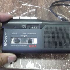 SONY　ポータブル　マイクロカセットコーダー M-727　 ジ...
