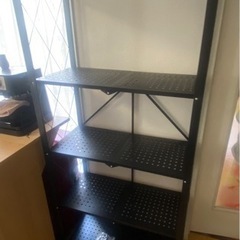 6/16〜6/18のみ！折りたたみ　5段ラック 幅71×奥行34...