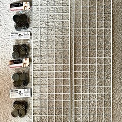 【取引完了】ワイヤーネット×2（19×62 ）＆連決パーツ