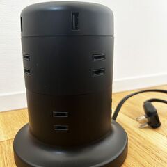エレコム タワー型8口タップ2m
