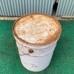 ペール缶で、ぬかくどの画像