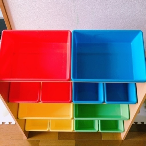 【お取引中】 家具 収納家具 おもちゃ収納棚 カラーボックス