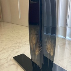 花瓶　わじま塗　麦の画像