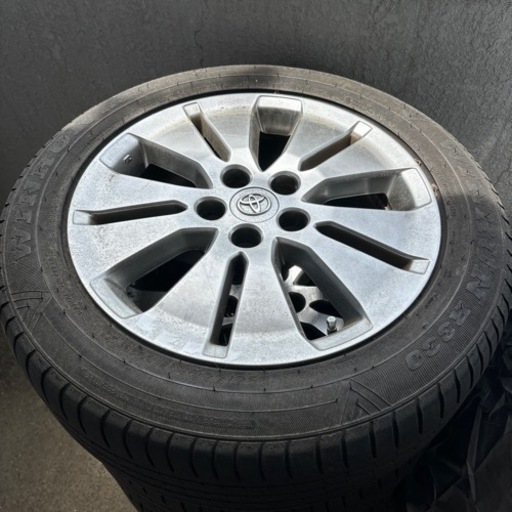 アルファードアルミホイールタイヤ４本セット