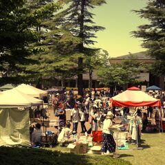 ６月２１日島内音文公園フリーマーケット − 長野県