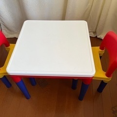【お取引中】子供用 ブロック テーブルセット（LEGOも使用可能）