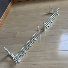 欄干 ひな人形 飾り 銀色 菊水作 祐月（月印九番親王三五揃）