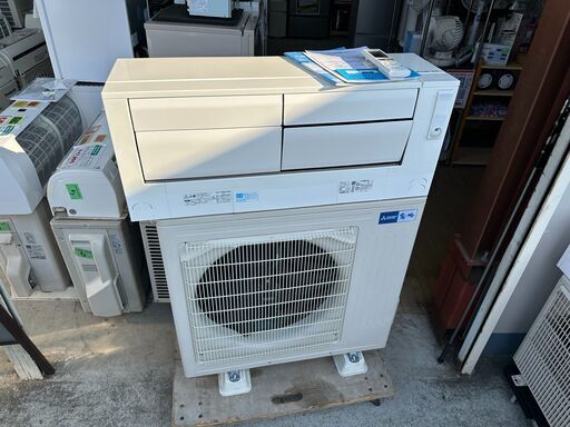 【動作保証あり】MITSUBISHI 2021年 8.0kw 200V 26畳用 冷暖房ルームエアコン MSZ-FZV8021S【管理KR479】