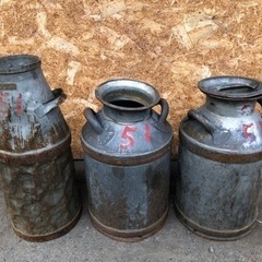 レトロ★牛乳缶(各種