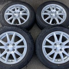 175/65R15付き中古スタッドレスタイヤホイールセット！アクア ヴィッツ フィット インサイト キューブ など