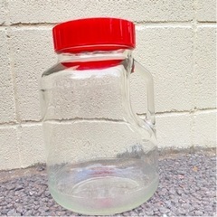 未使用品　保存容器 ガラス瓶の画像