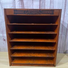 ガレージ アソートメント メタルシェルフティン缶 アンティーク