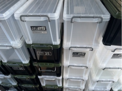 決まりました アステージ 24L クリアケース22個 ハードケース  収納ケース 工具入れ