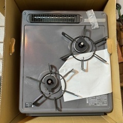 4万→5千円★２口ガスコンロ☆グリル付き☆未使用品。先着14台。の画像
