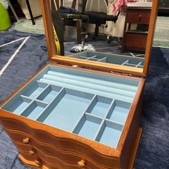 中古 ミラー アクセサリー収納抜群